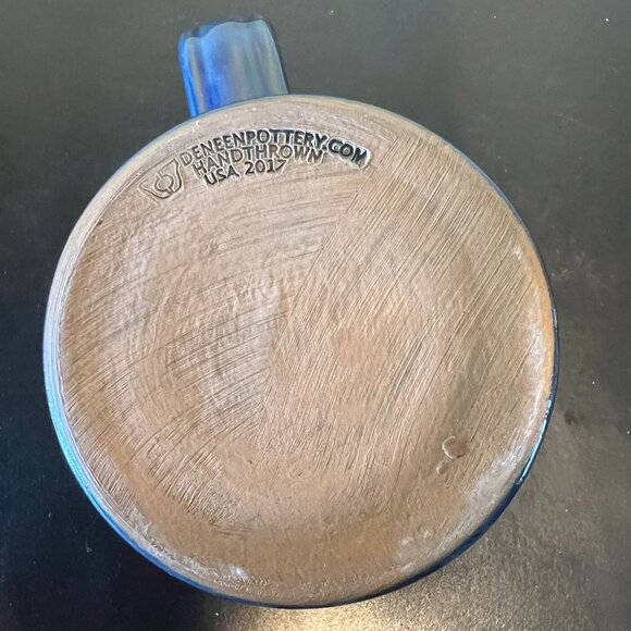 DENEEN POTTERY Handcrafted Hand Thrown Mug SILVER STAR B&B Inn  Spring Green, WI - Picture 10 of 11